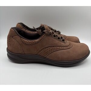 SAS‎ Walk Easy Oxford Shoes Women's Size 9 Brown Suede Tripad Walking USA